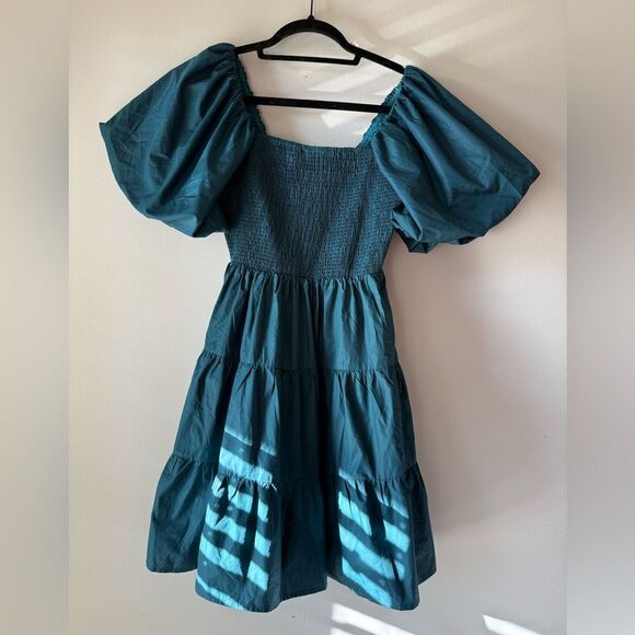 Entro Working With It Emerald Green Mini Dress Size Small - Picture 11 of 14